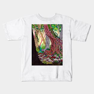 Deep in the forest Kids T-Shirt